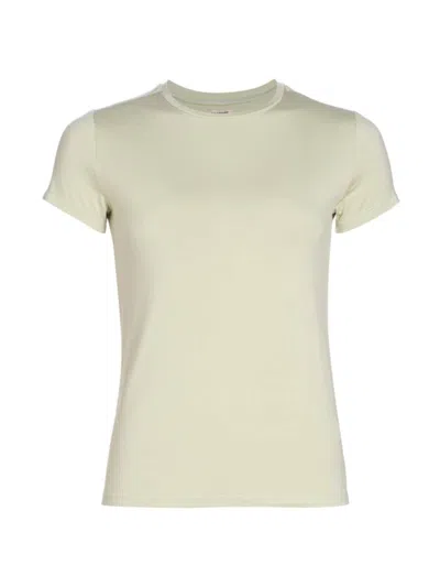 L Agence Ressi Slim-fit Tee In Light Moss