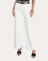 L Agence Scottie Wide Leg Jeans In Blanc