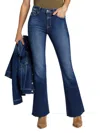 L Agence Women's Sera Sneaker High Rise Flared Jeans In Blue