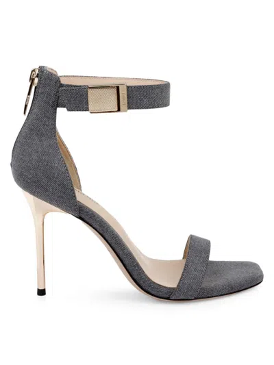 L Agence Thea Sandal In Grey