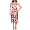 L Agence Womens Cowl Neck Floral Slip Dress In Multi