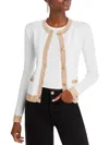 L AGENCE WOMENS RIBBED EMBELLISHED CARDIGAN SWEATER