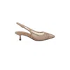 L Agence Womne's Graland Pointed Toe Slingback Pump In Cappuccino Mesh