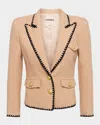 L Agence Wylla Structured Single-breasted Blazer