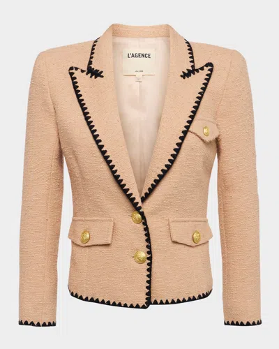 L Agence Wylla Structured Single-breasted Blazer