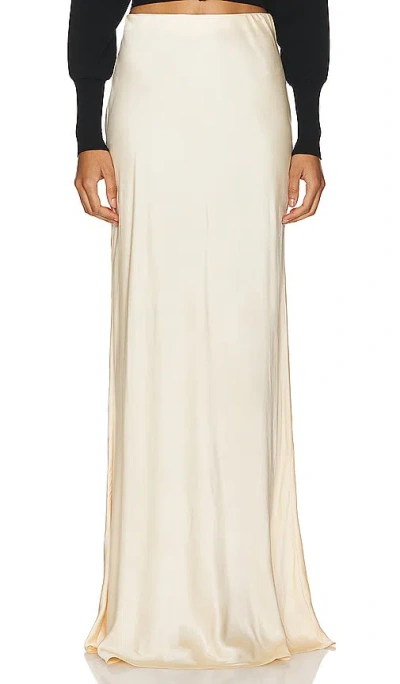 L Agence X Revolve X Revolve Zeta Skirt In 珍珠