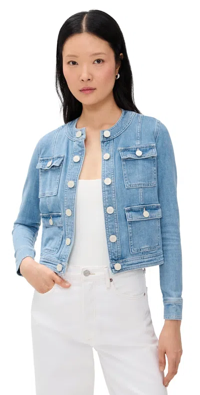L Agence Yari Collarless Jacket Euclid