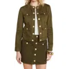 L Agence Yari Jacket In Green
