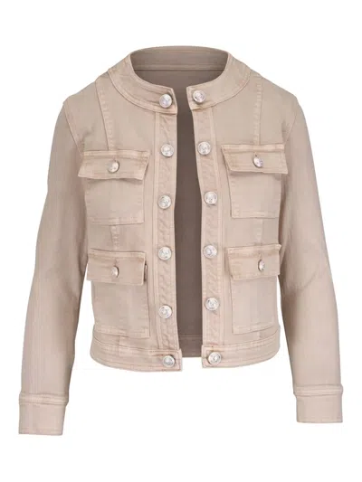 L Agence Yari Jacket In 褐色