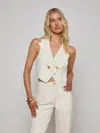L Agence Zadie Knit Vest In White