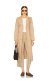 L'agence Zavia Trench Jacket In Multi