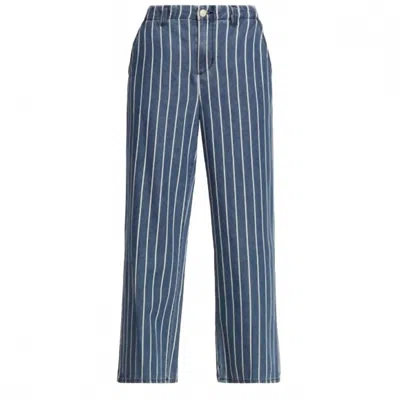 L Agence Zayne Crop Trouser In Blue