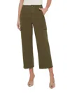L Agence Zoella Trek Trouser In British Khaki In Green
