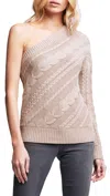 L AGENCE ZOEY SWEATER IN OATMEAL