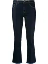 L&#039;autre Chose Cropped Slim-fit Jeans In Denim