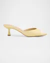 L & Apos;agence 55mm Arleen Leather Mules In Animal Print