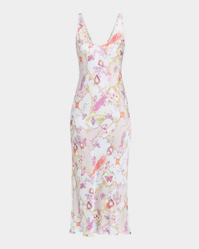 L & Apos;agence Akiya Satin Tank Dress
