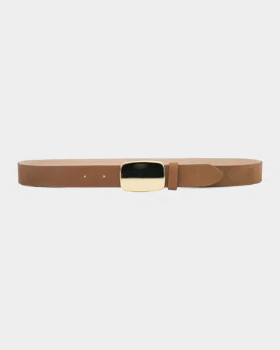 L & Apos;agence Hennie Suede Belt In Brown