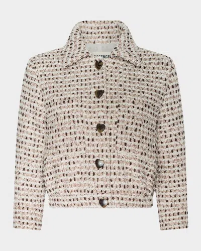 L & Apos;agence Jia Cropped Tweed Jacket