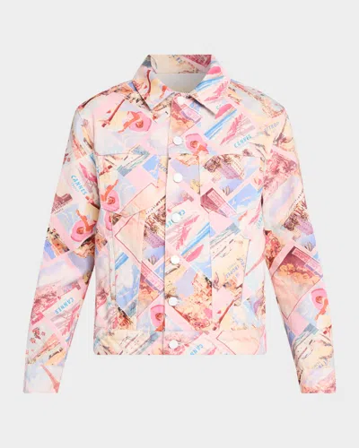 L & Apos;agence Joey Oversized Denim Jacket