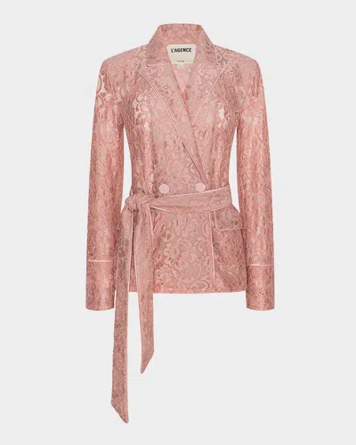 L & Apos;agence Jordana Floral Lace Blazer
