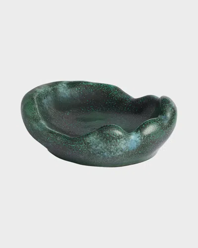 L & Apos;objet Cenote Coupe Bowl In Green