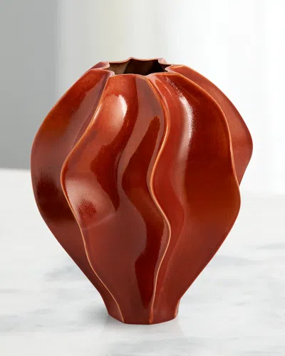 L & Apos;objet Douro Medium Vase In Red