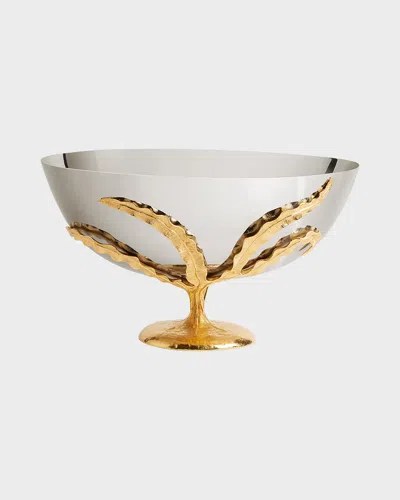 L & Apos;objet Fern Large Bowl In Gold