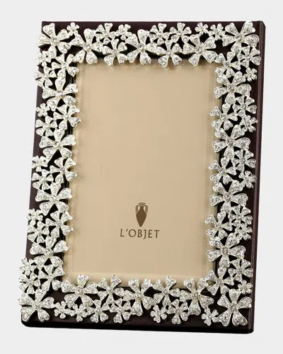 L & Apos;objet Garland Swarovski® Crystal Picture Frame, 5" X 7"