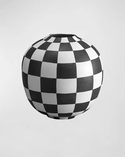 L & Apos;objet Large Damier Vase