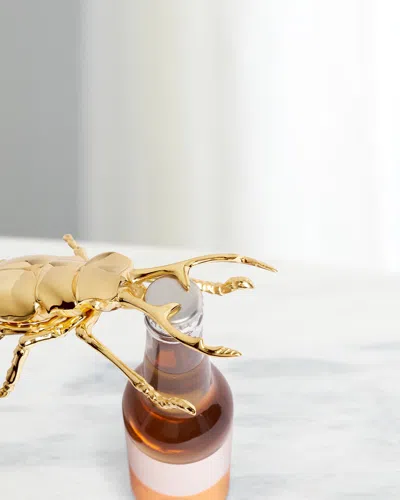 L & Apos;objet Longhorn Bottle Opener In Gold