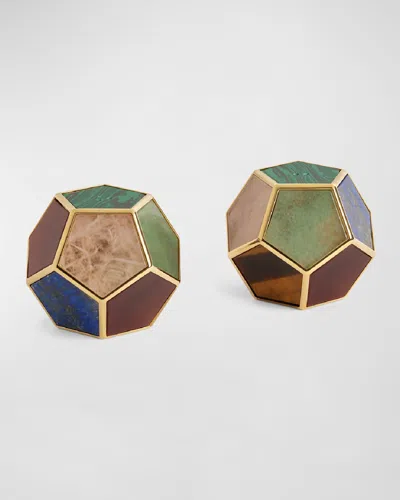 L & Apos;objet Multi-stone Pentagon Spice Jewels, Set Of 2