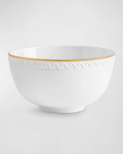 L & Apos;objet Neptune 24k Gold-rimmed Cereal Bowl In White