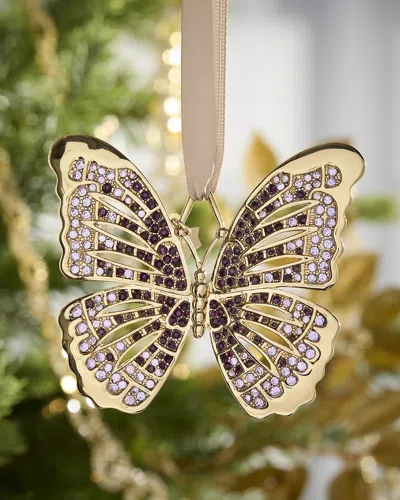 L & Apos;objet Purple Butterfly Ornament