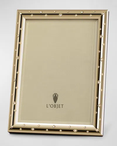 L & Apos;objet Stars 24k Gold-plated Frame, 8" X 10" In Brown