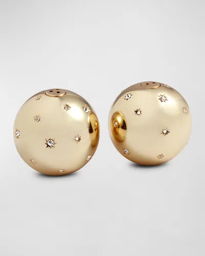 L & Apos;objet Stars Spice Jewels Salt & Pepper Shakers, Set Of 2 In Gold