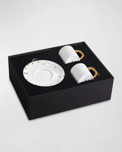 L & Apos;objet X Haas Mojave Espresso Cup & Saucer In White