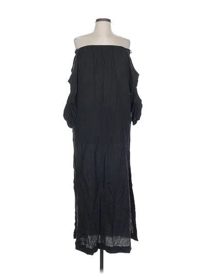 Pre-owned L & B Casual Dress In Black