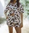 L & B Life Zanzi Shorts In Chocolate