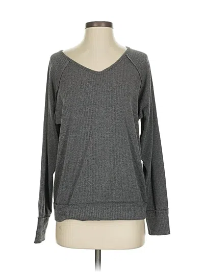 Pre-owned L & B Long Sleeve T-shirt In Gray