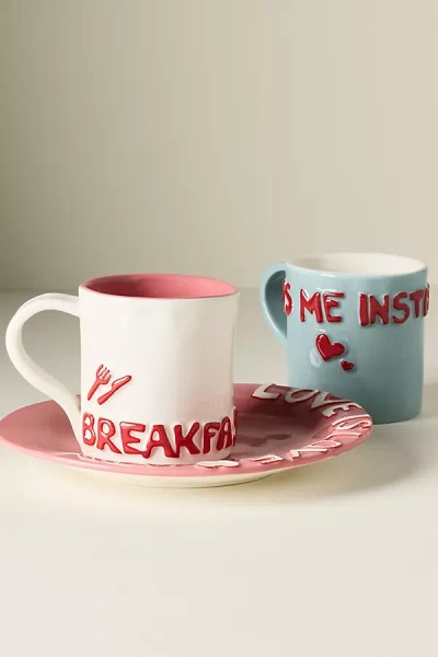 L & Clay Ceramics L & Clay Stoneware Mug In Multi