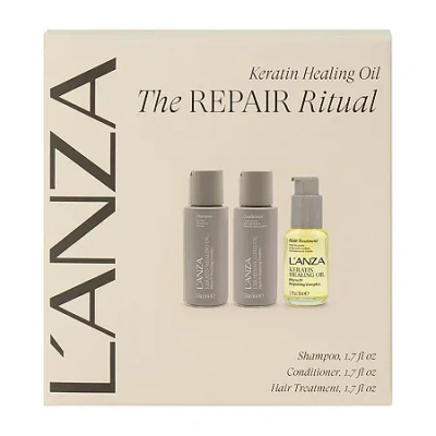 L Anza L'anza Keratin Healing Oil Mini's Value Set In Transparent