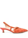 L Arianna Pumps In Orange