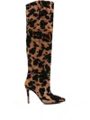 L Arianna Animal-print Knee-high Boots In Animal Print