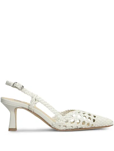 L Arianna Leather Pumps In White