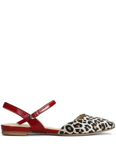L ARIANNA LEOPARD-PRINT BALLERINA SHOES