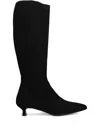 L Arianna Pointed Boots In Black