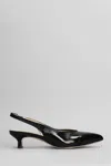 L Arianna 45mm Leather Pumps In Black