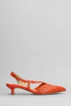 L Arianna Pumps In Orange