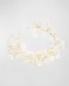 L Erickson Elowen Pearly Halo Headband In Pearl